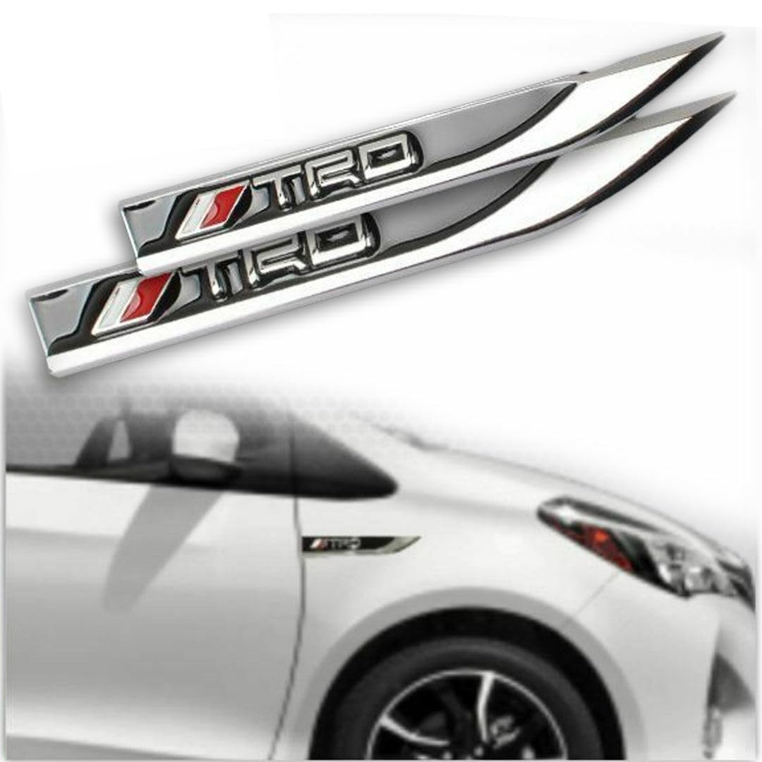 2PCS Metal Black V8 Biturbo Fender Emblem Badge Decal – V12 E S G Style