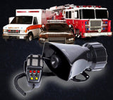 AutoBizarre 7 Tone Siren Horn with Mic For All Cars, Trucks, Mini Trucks - Loud Siren With 7 Different Great Sounds