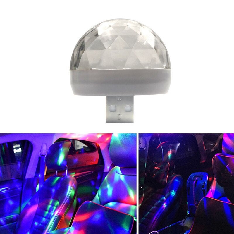 Car disco top light usb