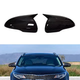 AutoBizarre Batman style ABS Set of 2Pcs Car ORVM Rear View Side Mirror Cover Shell With Light Cut/Slot for Car Styling & Decoration Compatible with Maruti Swift 2018-2025