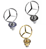 AutoBizarre Mercedes Benz Hood Ornament Bonnet Emblem Zinc Alloy Star Logo Badge