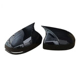 AutoBizarre Batman style ABS Set of 2Pcs Car ORVM Rear View Side Mirror Cover Shell With Light Cut/Slot for Car Styling & Decoration Compatible with Honda City 2015-2020