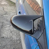 AutoBizarre Batman style ABS Set of 2Pcs Car ORVM Rear View Side Mirror Cover Shell With Light Cut/Slot for Car Styling & Decoration Compatible with Volkswagen Virtus 2023-2025