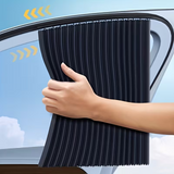 AutoBizarre 4 Pcs Magnetic Car Sunshade Side Window Foldable Privacy Curtains for Sun Protection & Heat Reduction Car Interior Accessory Universal for All Cars