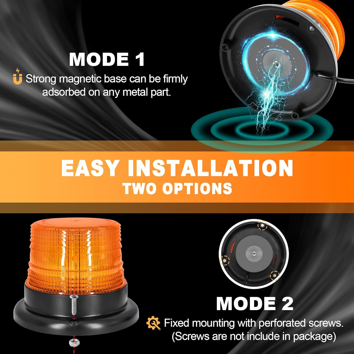 12v Light 4 6 LED Car Strobe Warning Light 12V 24V Flashing Breakdown ...