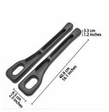 AutoBizarre 2 in 1 Car Gap Cushion Center Console Gap Filler Seat Pad Seat Side Cushion Organizer with Mobile Holder & Card/Key Holder For all Cars - Set of 2 pcs