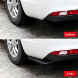 AutoBizarre Car Rear Bumper Lip Diffuser Splitter Car Corner Canard Protector Side Skirt Extension Universal for All Cars – Set of 2 Pcs