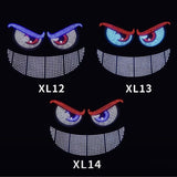 AutoBizarre Devil Eyes LED Lights for Car Windshield Led Panel with USB for Car Rear Window Universal for All Cars, Vans, Trucks, etc