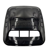 AutoBizarre Glossy Black Turbo Bonnet Hood Scoop Cover Car Vent Decorative Air Flow Intake Universal for All Cars