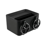 AutoBizarre Multifunctional Car Armrest Storage Box with 2 Foldable Cup Holders / Glass Holder , Tissue Paper Dispenser , Mobile Holder , Storage Pocket