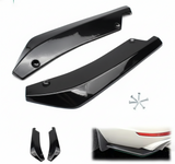 AutoBizarre Car Rear Bumper Lip Diffuser Splitter Car Corner Canard Protector Side Skirt Extension Universal for All Cars – Set of 2 Pcs