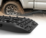 AutoBizarre Set of 2 Pcs Car Recovery Tyre Traction Pad Board Mat Sand Snow Mud Track Off Road Tyre Ladder for Truck, SUV, Off-Road Cars