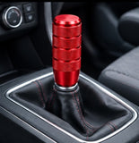 AutoBizarre 10cm Aluminum Alloy Weighted Car Gear Shift Knob Stick Lever Handle with Adaptors for Most Automatic Manual Vehicle