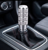 AutoBizarre 10cm Aluminum Alloy Weighted Car Gear Shift Knob Stick Lever Handle with Adaptors for Most Automatic Manual Vehicle