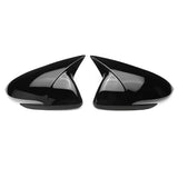 AutoBizarre Batman style ABS Set of 2Pcs Car ORVM Rear View Side Mirror Cover Shell With Light Cut/Slot for Car Styling & Decoration Compatible with Hyundai Accent 2018-2025