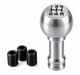 AutoBizarre 5 Speed Round Metal Gear Knob Gear Shifter Handle Knob for All Manual Transmission Cars