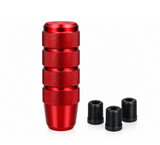AutoBizarre 10cm Aluminum Alloy Weighted Car Gear Shift Knob Stick Lever Handle with Adaptors for Most Automatic Manual Vehicle