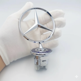 AutoBizarre Mercedes Benz Hood Ornament Bonnet Emblem Zinc Alloy Star Logo Badge