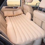 AutoBizarre Car Back Seat Inflatable Air Bed Mattress with Pump & 2 Pillows Portable Car Bed for Kids, Adults, Road Trips, Picnic, Camping Universal for Cars, SUVs, Sedan, Minivan, etc.