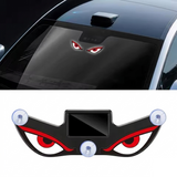 AutoBizarre Wireless Triangle Window Devil Eye Shaped LED Light Solar Powered Demon Eye Light For Car Windshield Universal for All Cars, SUV’s
