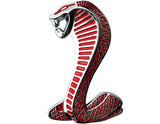AutoBizarre 3D Raised Snake Cobra Metal Monogram Emblem Badge Sticker for All Cars & Bikes