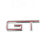 AutoBizarre 3D Raised GT Metal Monogram Emblem Badge Sticker for All Cars & Bikes