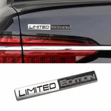AutoBizarre 3D Raised Dual Color Limited Edition Metal Monogram Emblem Badge Sticker for All Cars & Bikes