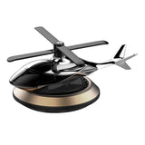 AutoBizarre Solar Powered Rotating Fan Helicopter Design Car Air Freshener Car Dashboard Accessory For Car Interior Decoration For All Cars