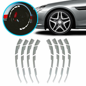 AutoBizarre DIY White Blade Style 3D Letters Rubber Tyre Stickers Kit for Decoration Styling Universal for All Cars, Vans, Trucks, Motorcycles