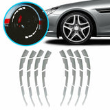 AutoBizarre DIY White Blade Style 3D Letters Rubber Tyre Stickers Kit for Decoration Styling Universal for All Cars, Vans, Trucks, Motorcycles