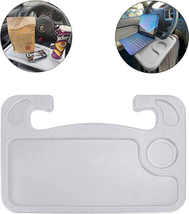 AutoBizarre Multipurpose Car Steering Wheel Desk For Eating and Working with Cup Stand Slot and Pen Slot for All Cars & Vans