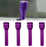 AutoBizarre Car Door Lock Knobs Aluminum Alloy Inner Door Lock Pull Pins for Car Decoration Universal for All Cars