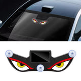AutoBizarre Wireless Triangle Window Devil Eye Shaped LED Light Solar Powered Demon Eye Light For Car Windshield Universal for All Cars, SUV’s