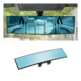 AutoBizarre Car Rearview Mirror Interior Clip-on Wide Angle Panoramic Anti-Glare 300mm Convex Rearview Mirror Universal for all Cars, SUVs, Trucks, etc