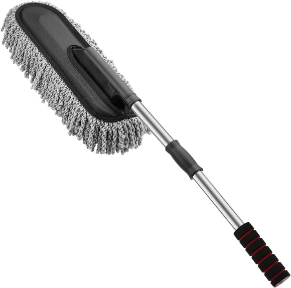 AutoBizarre Multipurpose Extendable Microfiber Duster Cleaner For Car Interior and Exterior Cleaning and Washing for Car All Cars Vans & Trucks