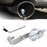 AutoBizarre Car Turbo Sound Exhaust Pipe Silencer Aluminium Whistle Car Blow Off Valve Tip Simulator Universal for All Cars, Bikes, Vans, etc