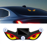 AutoBizarre Wireless Triangle Window Devil Eye Shaped LED Light Solar Powered Demon Eye Light For Car Windshield Universal for All Cars, SUV’s