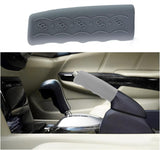 AutoBizarre Car Interior Decoration Anti-Slip Scratch-Resistant Handbrake Rubber Silicone Cover Comfortable Handle Grip for All Cars, Vans & Trucks