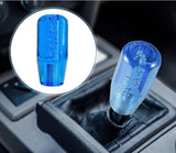 AutoBizarre 10cm Car Gear Stick Crystal Transparent Bubble Gear Knob Gear Shifter Handle Knob with 3 Adaptors for All Manual Transmission Cars