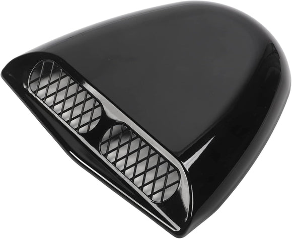 AutoBizarre Bonnet Hood Scoop Vent Black Decorative Dummy Air Intake Grill Duct Universal for All Cars