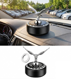 AutoBizarre Solar Powered Car Air Freshener Rotating Eagle Figurine Perfume For Car Dashboard