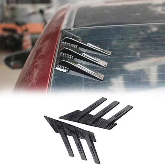 AutoBizarre Car Styling Decorative ABS Car Windshield/Side Fender Vents Air Flow Duct Wings Universal for All Cars