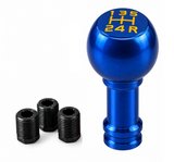 AutoBizarre 5 Speed Round Metal Gear Knob Gear Shifter Handle Knob for All Manual Transmission Cars