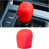 AutoBizarre Car Interior Decoration Anti-Slip Scratch-Resistant 5 Speed Gear Shift Knob Rubber Silicone Cover for All Cars, Vans & Trucks