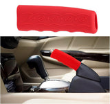 AutoBizarre Car Interior Decoration Anti-Slip Scratch-Resistant Handbrake Rubber Silicone Cover Comfortable Handle Grip for All Cars, Vans & Trucks