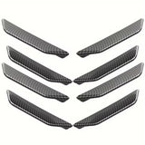 AutoBizarre 8 Pcs Car Front & Rear Bumper Lip Splitter Diffuser Car Exterior Decoration Bumper Knife