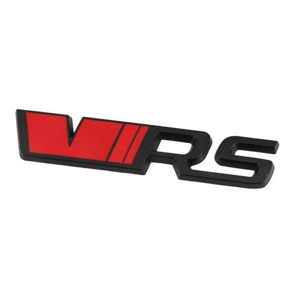AutoBizarre 3D Raised VRS Metal Monogram Emblem Badge Sticker for All Cars & Bikes