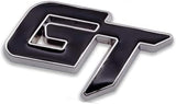 AutoBizarre 3D Raised GT Metal Monogram Emblem Badge Sticker for All Cars & Bikes