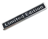 AutoBizarre 3D Raised Small Silver Black Limited Edition Metal Monogram Emblem Badge Sticker for All Cars & Bikes