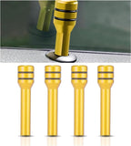 AutoBizarre Car Door Lock Knobs Aluminum Alloy Inner Door Lock Pull Pins for Car Decoration Universal for All Cars